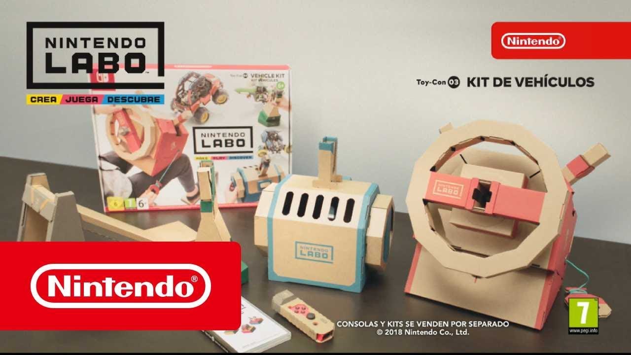 Nintendo Labo ToyCon 3 Kit Vehículos YouTube