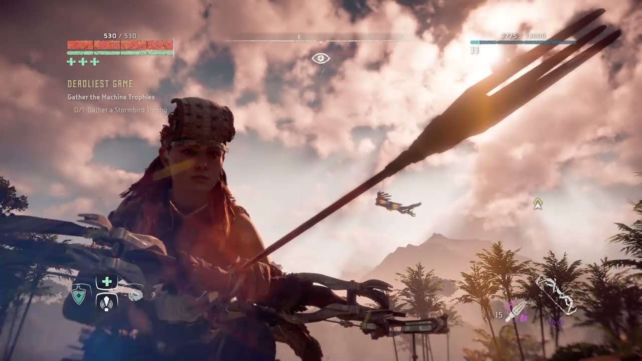 Horizon Zero Dawn™: Complete Edition: Stormbird Boss Fight [Easy]