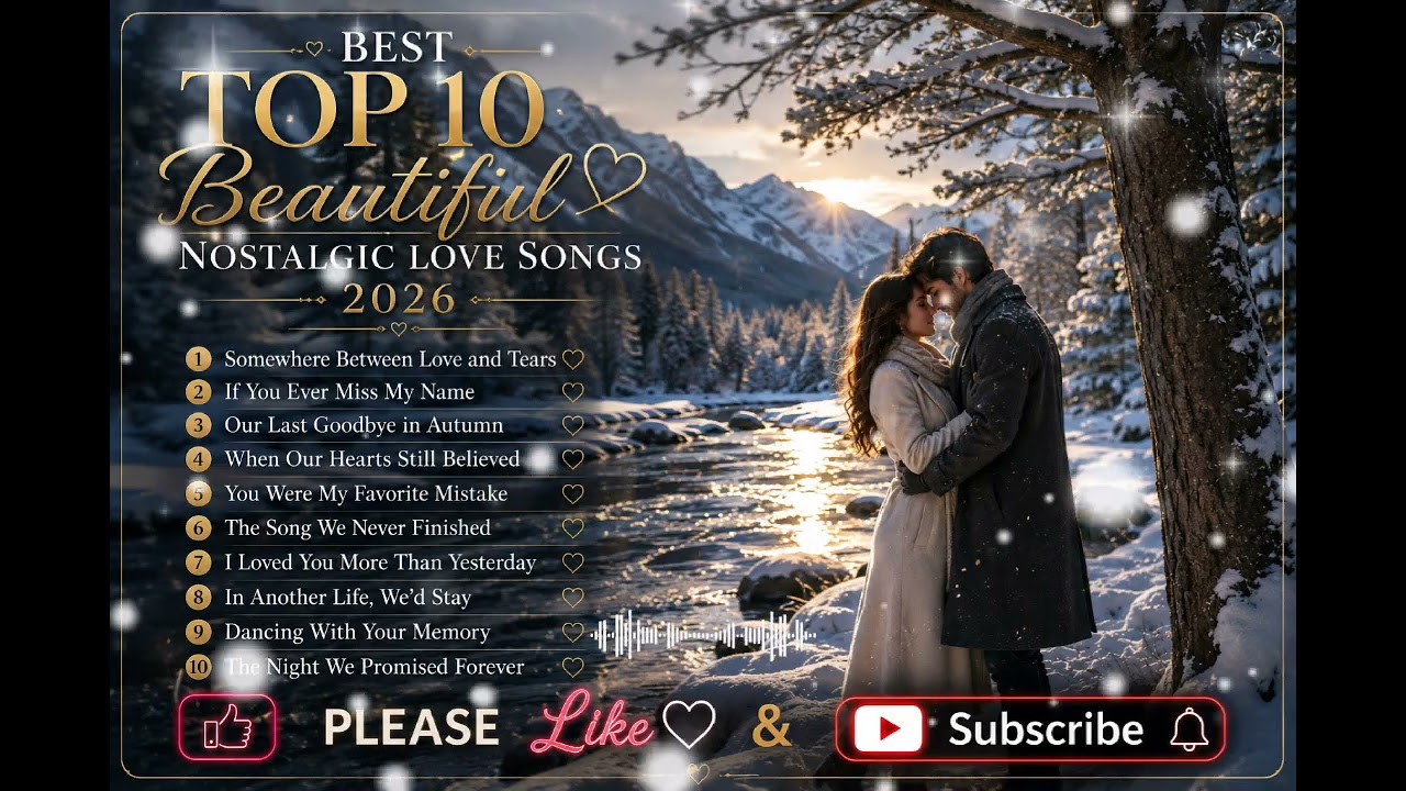 ❄️ Top 10 Beautiful Nostalgic Love Songs 2026 💖 Winter Romantic Memories Playlist