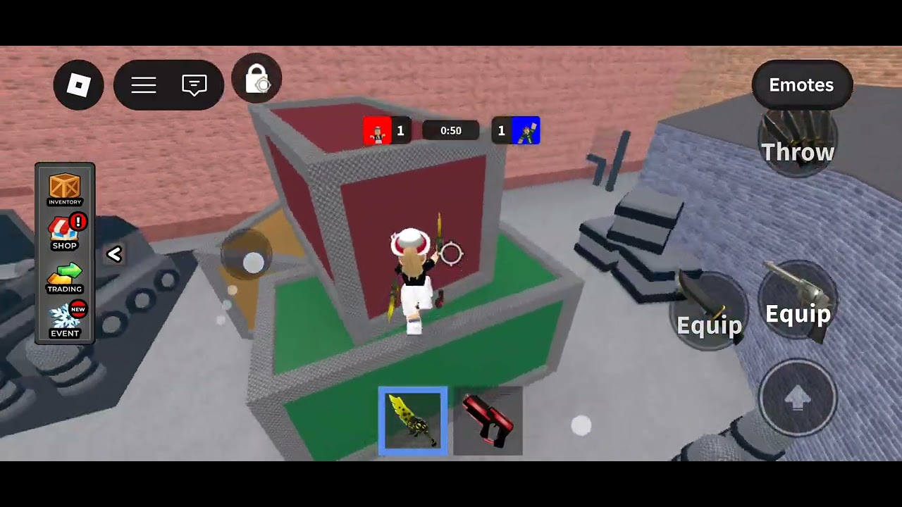 Red vs Blue gun and knife duels