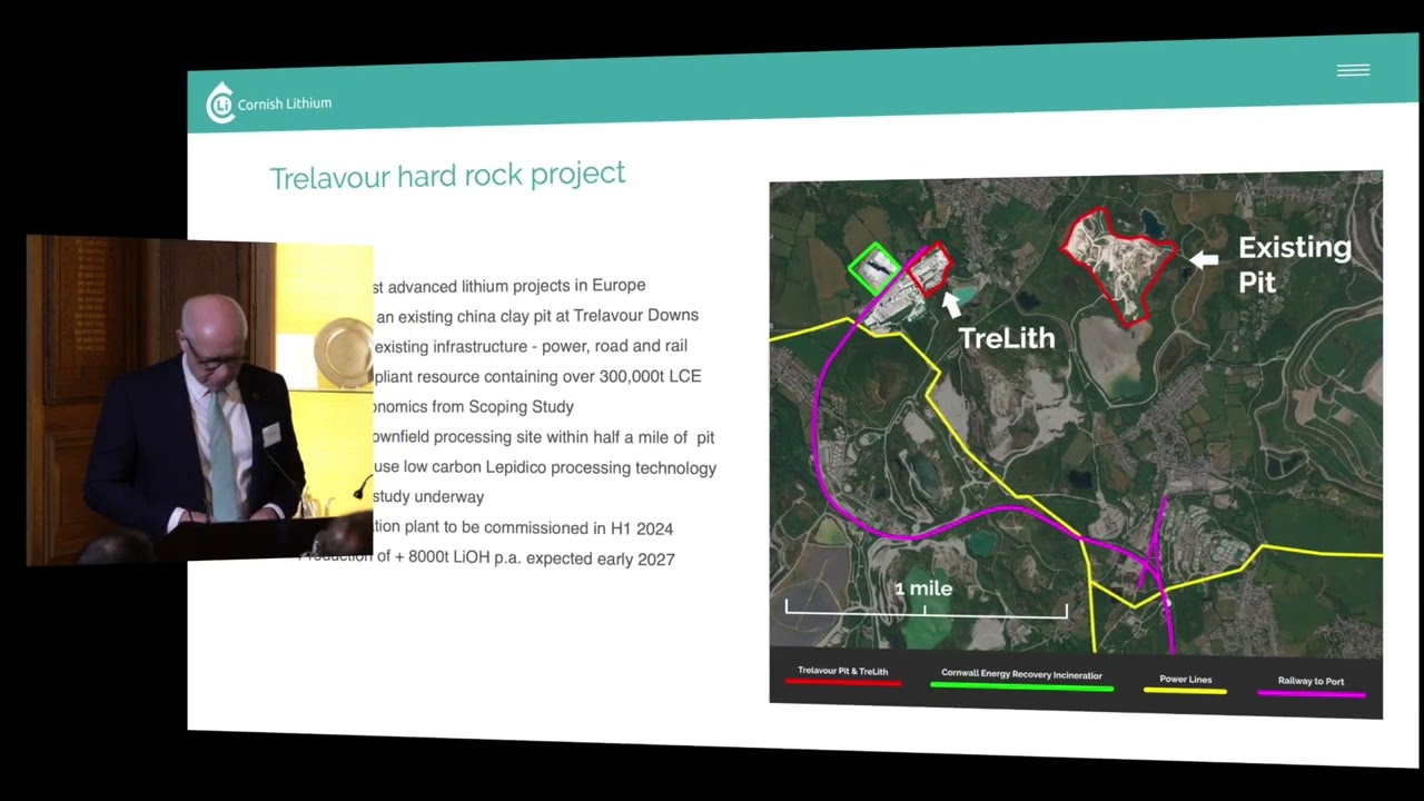 Cornish Lithium at Global Mining Finance Conference, November 2023, City of London