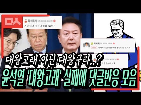 윤석열 정부 &amp;#<strong>39</strong>;대왕고래&amp;#<strong>39</strong>; 프로젝트 실패 소식에 실시간 댓글 반응 <strong>모음</strong>(feat. 현실도피 국힘)