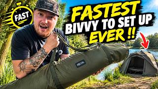 Reviewing The Korum Recoil Overnight Shelter | It Goes Up FAST !!!!