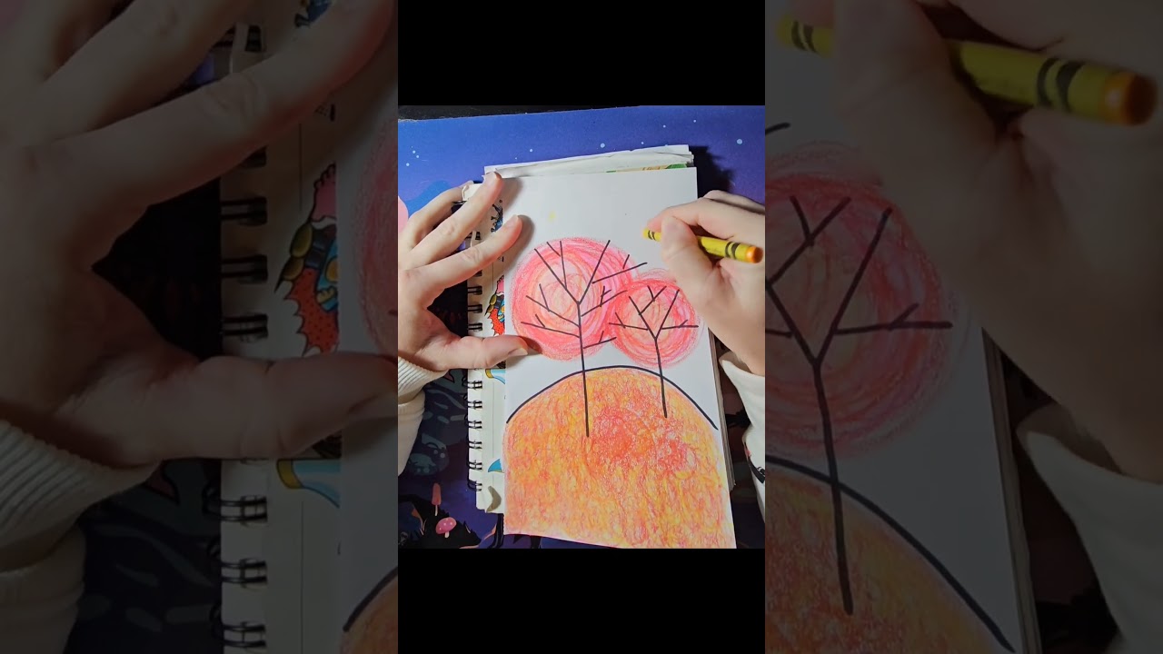 Fall Scumbling Trees Pt. 2