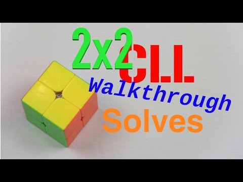 2x2 CLL Walkthrough Solves