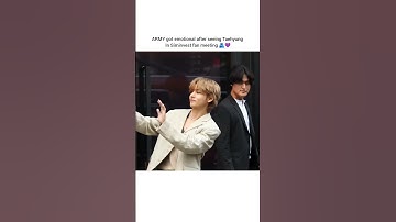 army got emotional after seeing tae😭💜 #bts #taehyung #btsarmy #shorts #btsshorts #viral #kimtaehyung