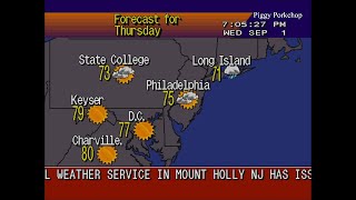 EAS Tornado/Flash Flood EMERGENCY Downtown Trenton, New Jersey NOAA Weather Radio (EXTREMELY RARE!)