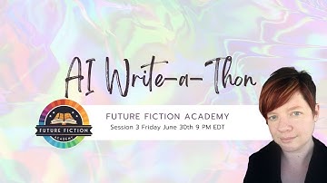 Session 3 of 7 CHATGPT + Sudowrite 50,000 Word AI Fiction Challenge LIVE Write-A-Thon