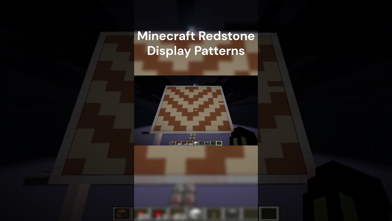 Minecraft Redstone Display Patterns 