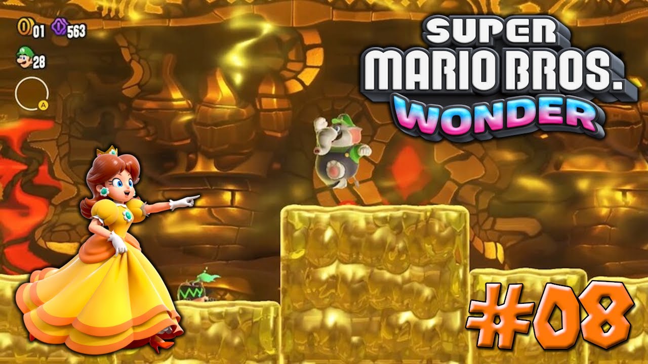 Let's Play! - Super Mario Bros. Wonder Episode 8: Fluff-Puff Peaks Palace