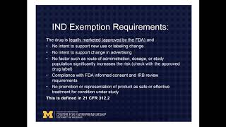 Regulatory and Clinical Trials for Therapeutics