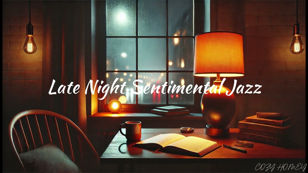 [ 𝒑𝒍𝒂𝒚𝒍𝒊𝒔𝒕 ] 조용한 밤, 감성 재즈 한 잔 🎷 Late Night Sentimental Jazz 휴식 · 일기 · 위로 브금