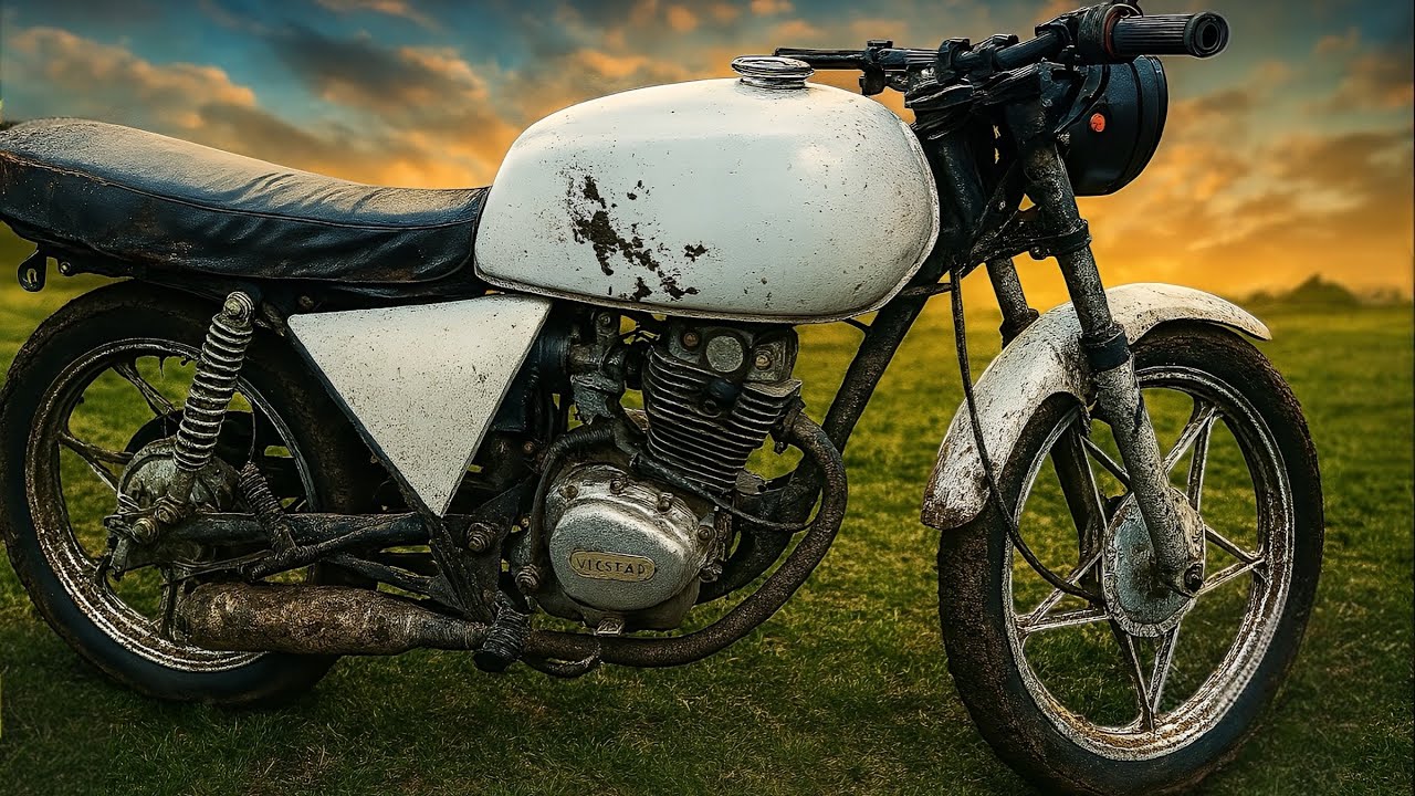 Восстановление старого мотоцикла VICTAD