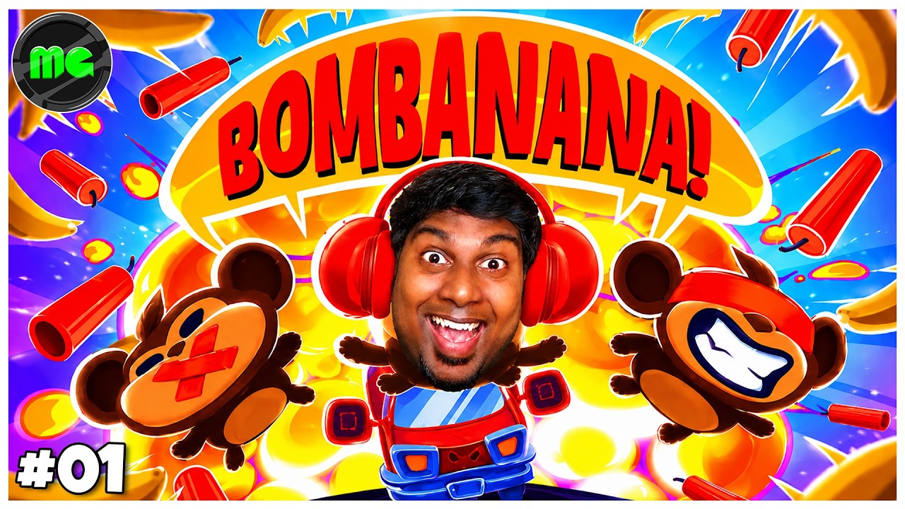 குரங்கு குப்பன்கள்😆 BOMBANANA! | Co-op Gameplay | Manguni Gamer