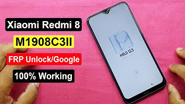 Xiaomi Redmi 8 FRP Unlock Final Method | Redmi 8 [ M1908C3II ] Google Account Bypass MIUI 12.5 2022