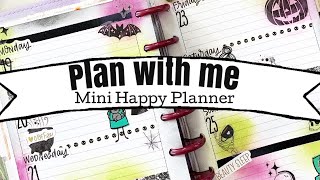 Plan with Me | Mini Happy Planner Horizontal Layout
