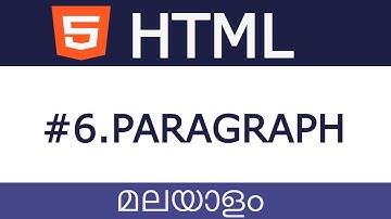 Part 6 | HTML Malayalam Tutorial   | Paragraph
