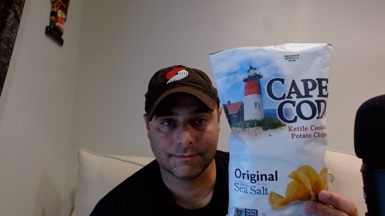 ASMR Eating Cape Cod Kettle Chips and Rambling
