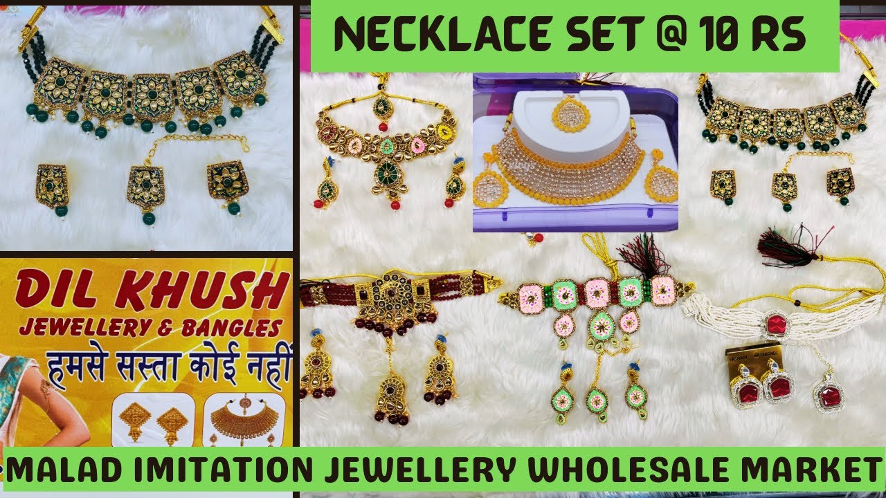 Artificial Imitation Jewellery Wholesale Market Malad Wholesale Jewellery Market Korean