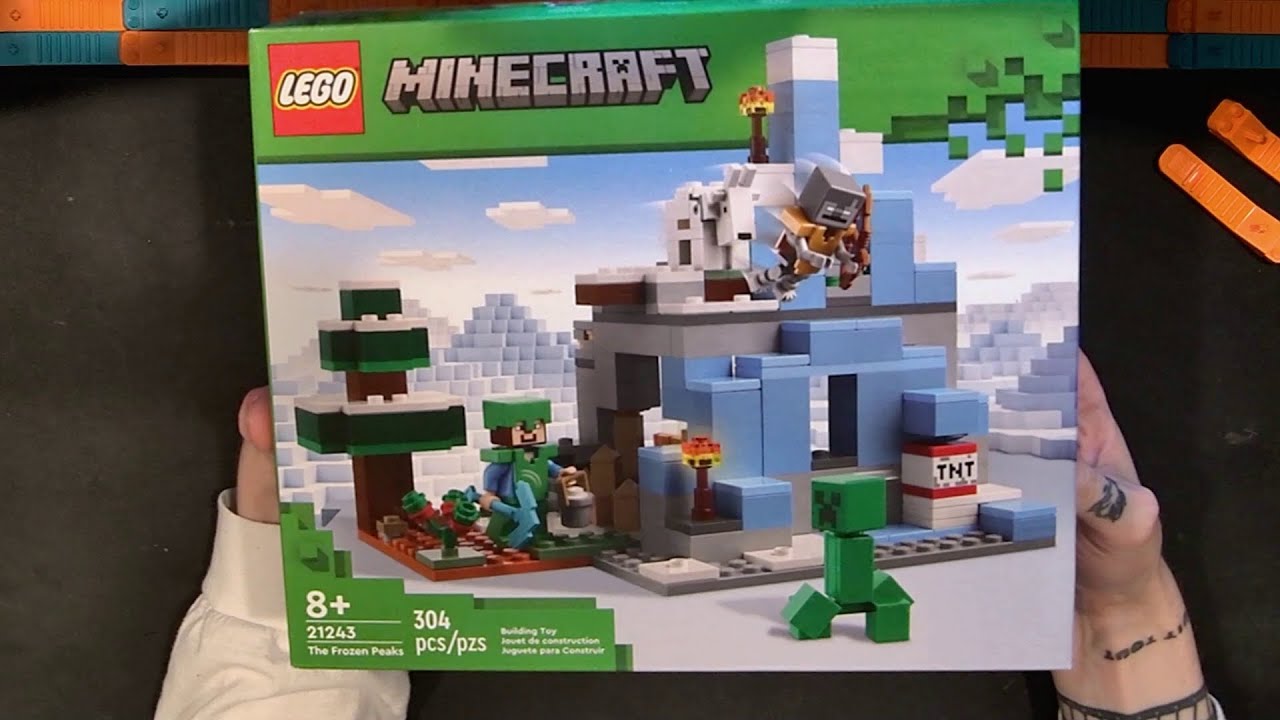 LEGO Minecraft The Frozen Peaks 21243 Build and Review! Wonderful