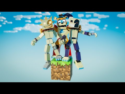 Minecraft FNAF Stuck on one block! (Minecraft Roleplay)