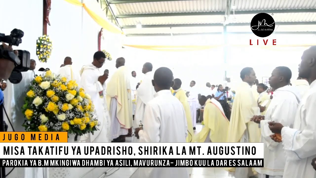 MAANDAMANO YA MAPADRE NA ASKOFU KATIKA MISA YA UPADRISHO WA MASHEMASI WA SHIRIKA LA MT AUGUSTINO