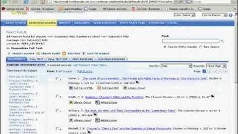 Research Tutorial ENGL 2321: Finding Scholarly Articles B