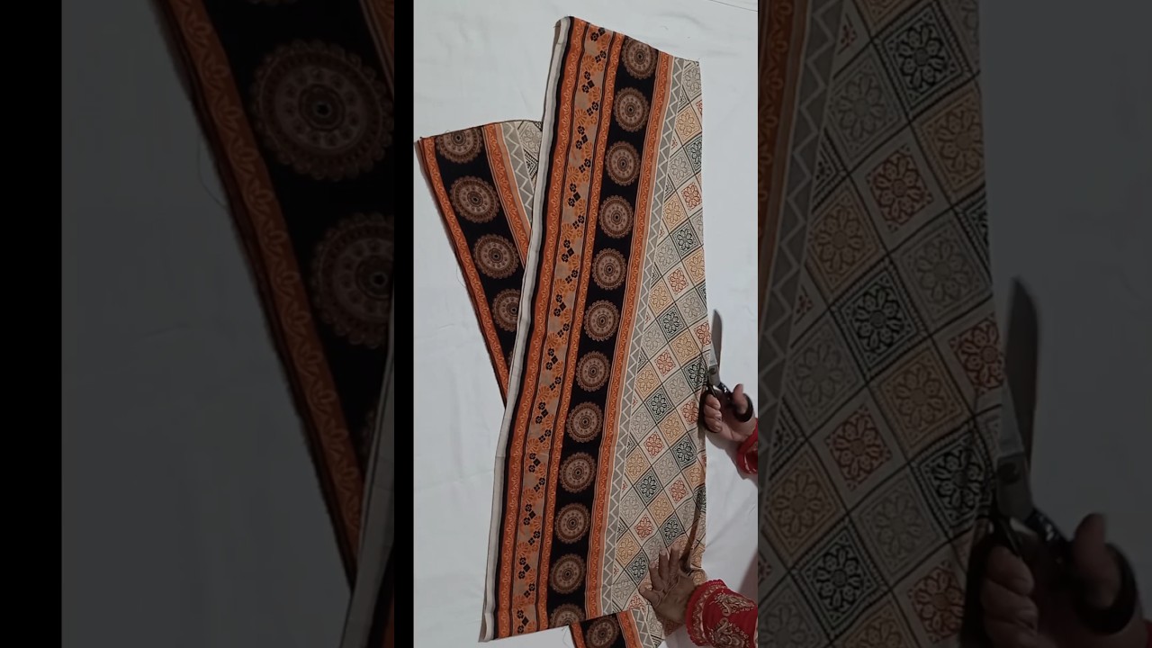 old dupatta into kurti 
