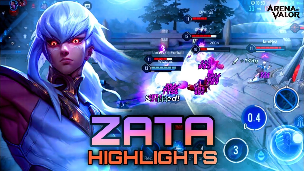 Zata Highlights | Part - 4 | Montage and Compilation | Liên Quân Mobile | AoV | RoV