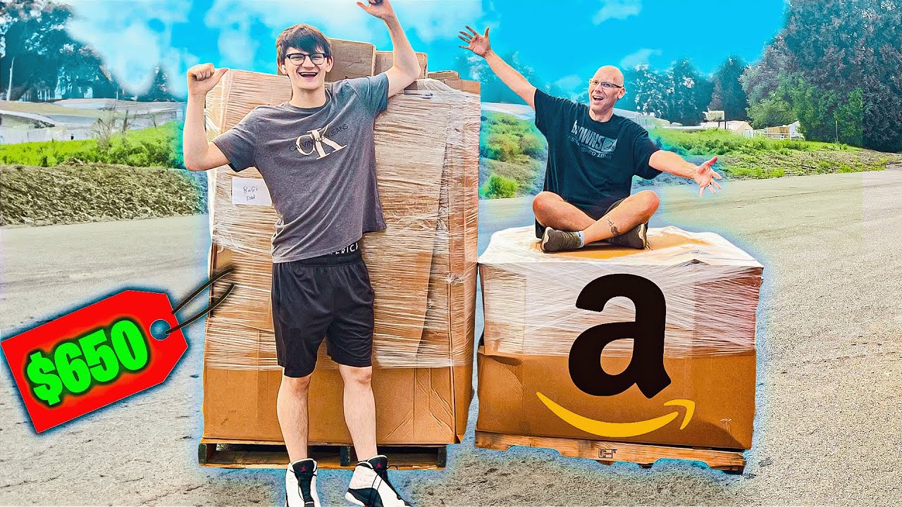 650 MONSTER AMAZON RETURN PALLET UNBOXING... (INSANE UNBOXINGS) YouTube