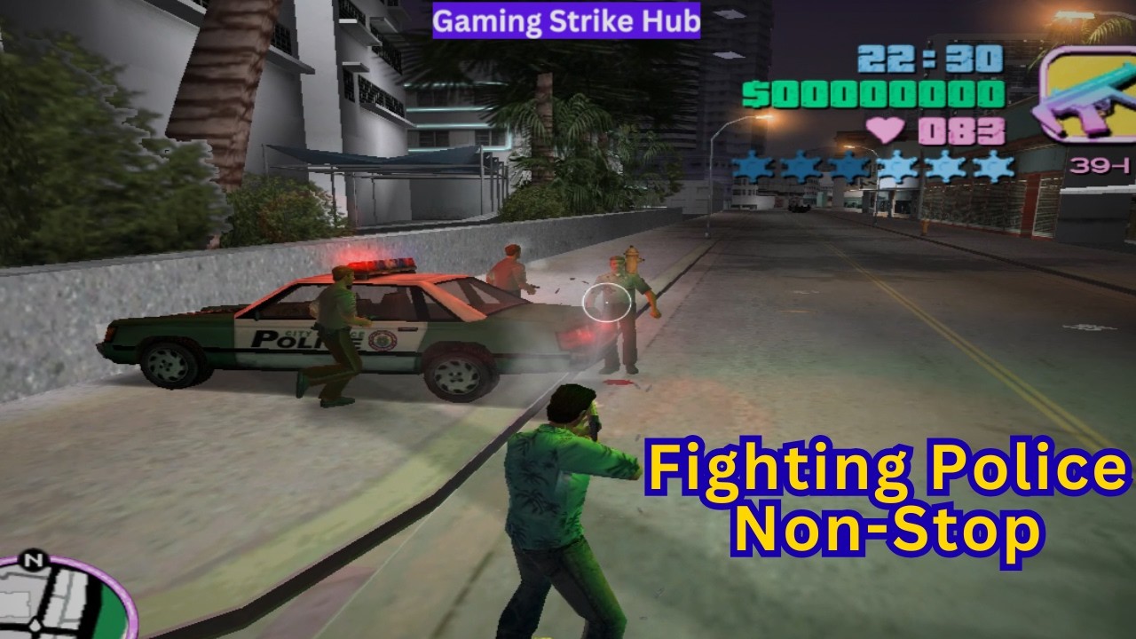 Police Chase Gone Crazy in Vice City