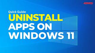 How to Uninstall Apps in Windows 11 (2026 Updated Guide)