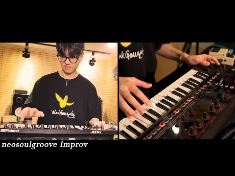 Neo soul groove Improv (JDXi X DD-8 Delay)
