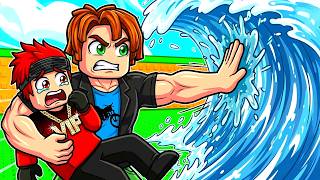 A Noob SAVE The OWNER from TSUNAMI!
