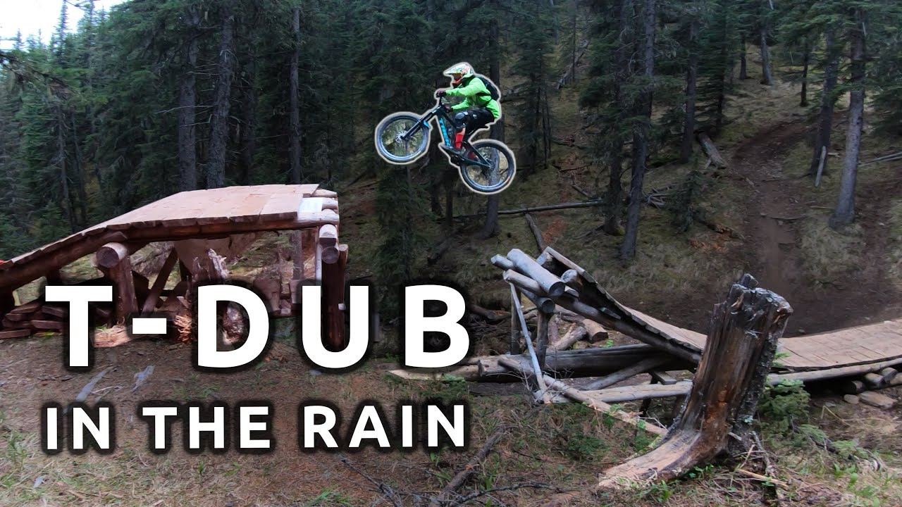 Trying To Stay On My Bike T Dub In The Rain YouTube