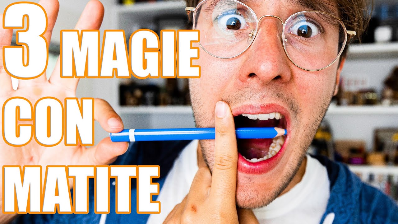 3 MAGIE FACILI DA FARE CON LE MATITE