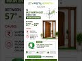 ENE Main Door Vastu Dosh = Wasteful Expenses? 💸 E 2 Entrance. #vastuu