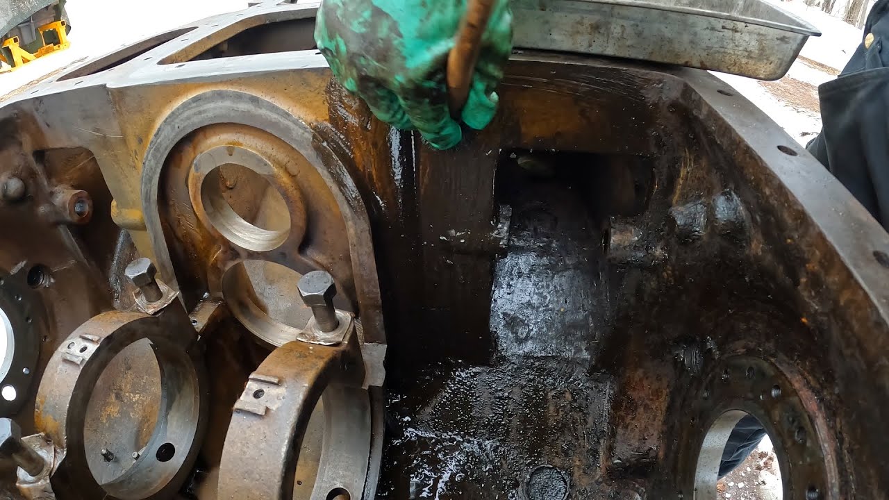 ASMR Nasty Thick Grease Scraping & Cleaning Episode! Caterpillar