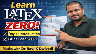 Complete LaTeX Course Day 1 | Introduction to LaTeX | LaTeX क्या है?