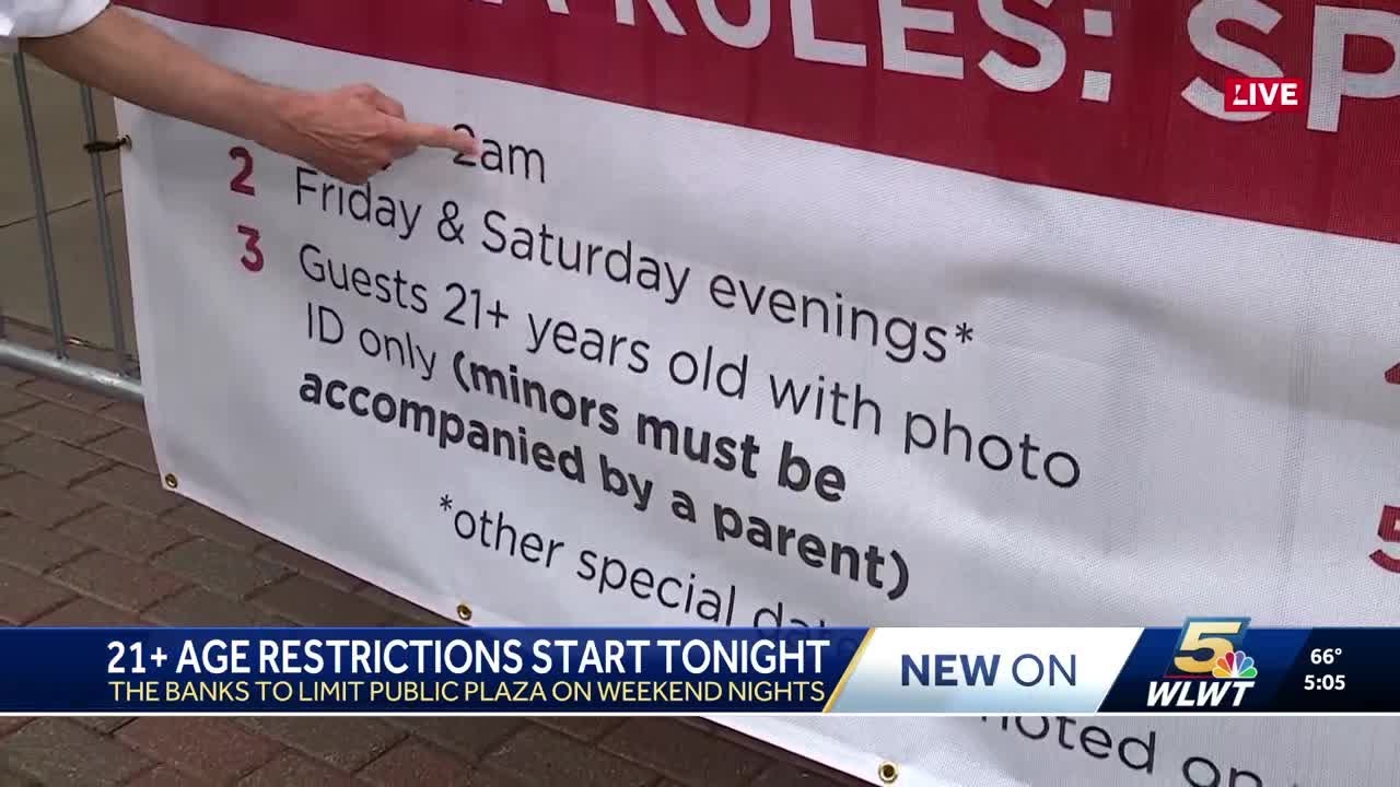 New 21+ age policy coming to The Banks in downtown Cincinnati