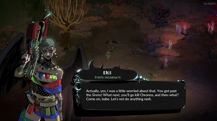 Eris Dialogue For Getting Too Far Early | Hades 2