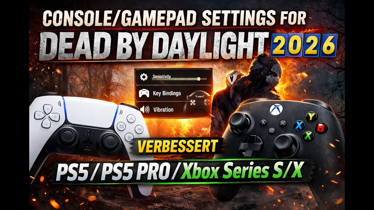 CONSOLE/GAMEPAD SETTINGS FOR DEAD BY DAYLIGHT 2️⃣0️⃣2️⃣6️⃣ Verbessert PS5/PS5 PRO/Xbox Series S/X