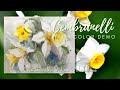 Daffodil, Watercolor/Aquarela - Demo