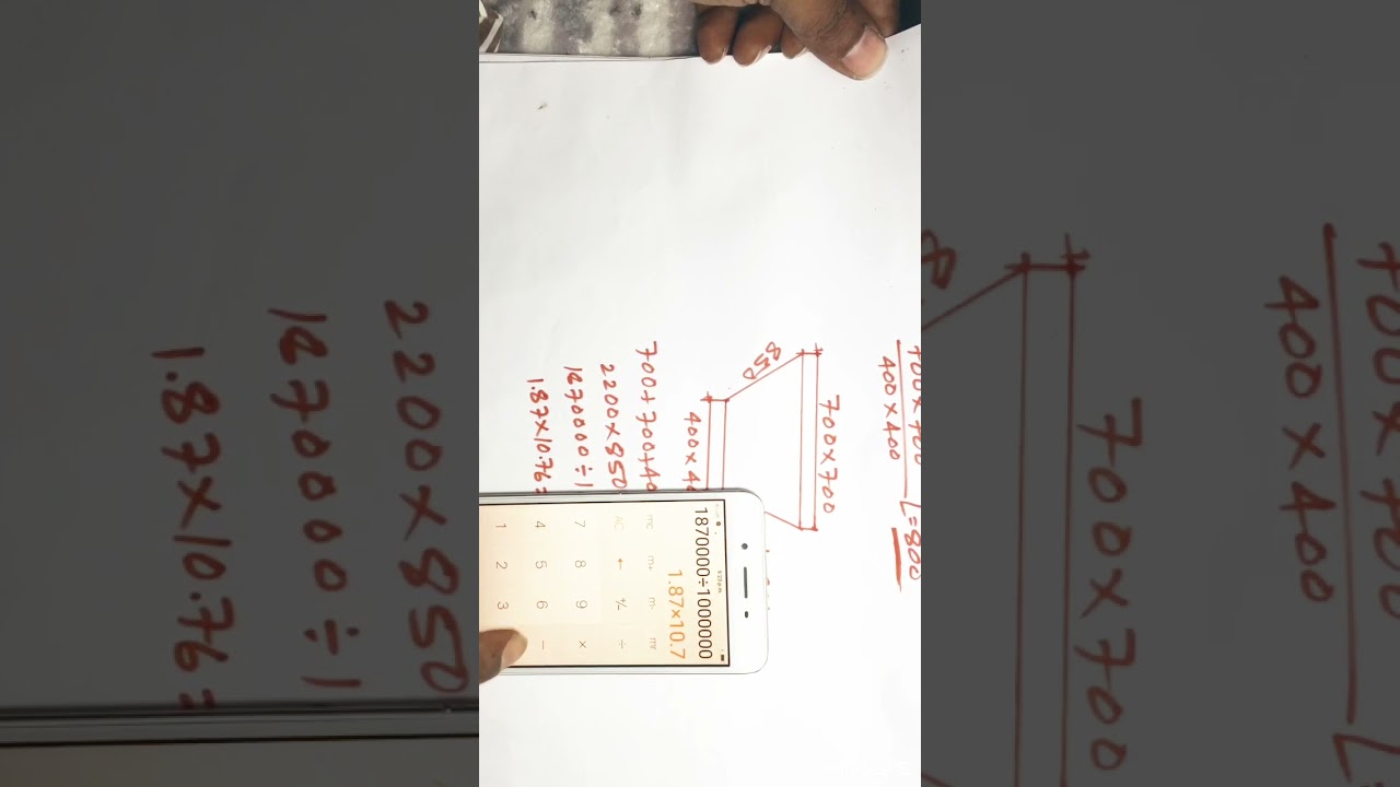 How to calculate square feet square meters of reducer ductin