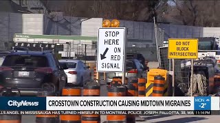 Crosstown construction causing midtown migraines