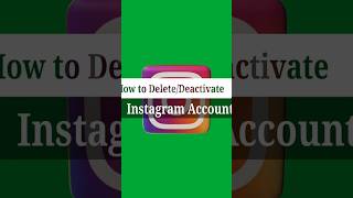 How To Delete/Deactivate Instagram Account (2026) || The Review World #shorts