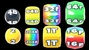 Jelly Run 2048 ULTIMATE Gameplay | 4 Shape Play Showdown! | 2 To 64r Race