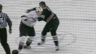 Travis Moen vs Matt Bradley Dec 8, 2006