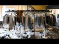 Abandoned Dry Cleaners - Tons of Clothes Left to Waste