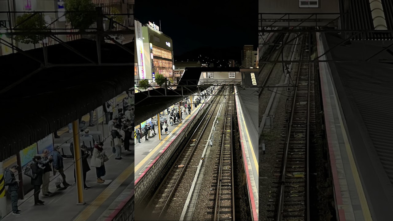 OVERLOOKING KURE STATION #hiroshima #kure #shorts